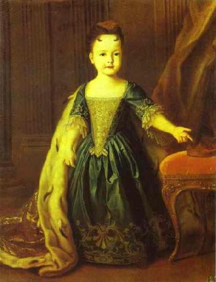 unknow artist Portrait of Natalia Romanov France oil painting art